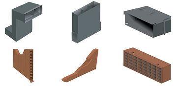 9x3 Trade Airbrick Vent Terracotta