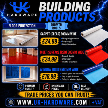Floor & Surface Protection Rolls — 100m Trade Rolls