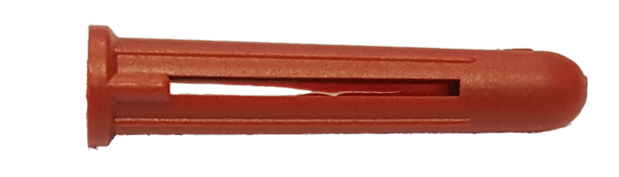 Red Plastic Expansion Plugs