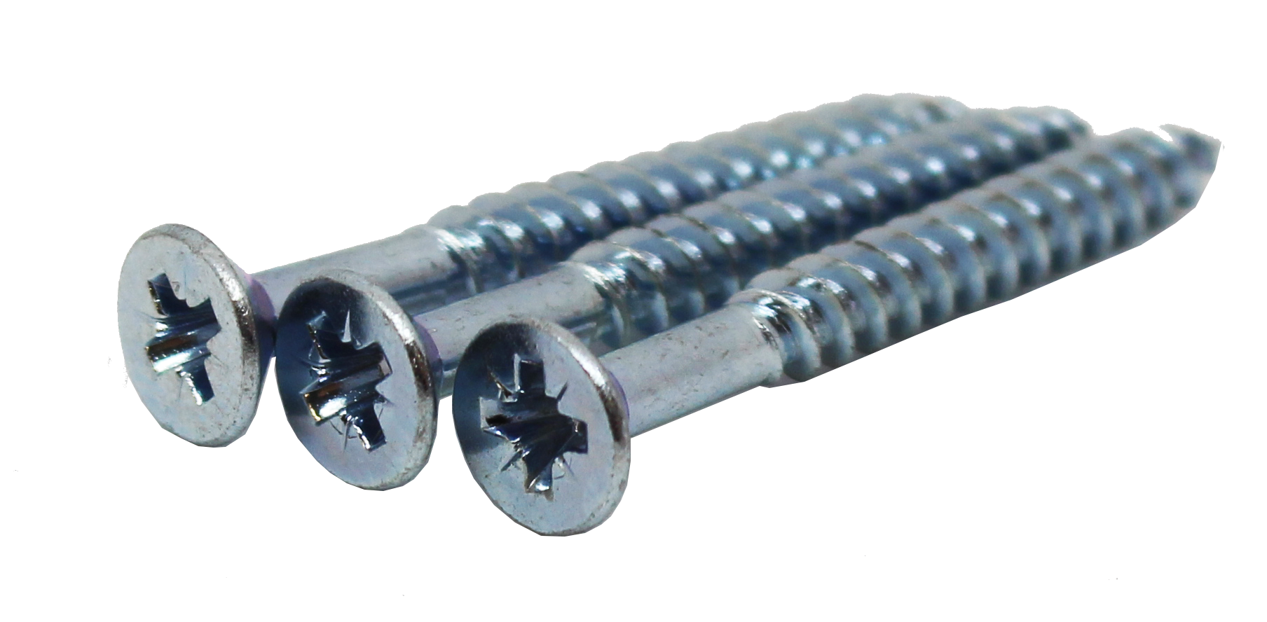 2x6 BZP Twinthread Pozi Csk Screws