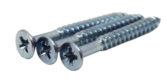 2x6 BZP Twinthread Pozi Csk Screws