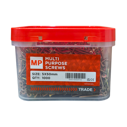 ZYP Chipboard Screws (TUB 1000)