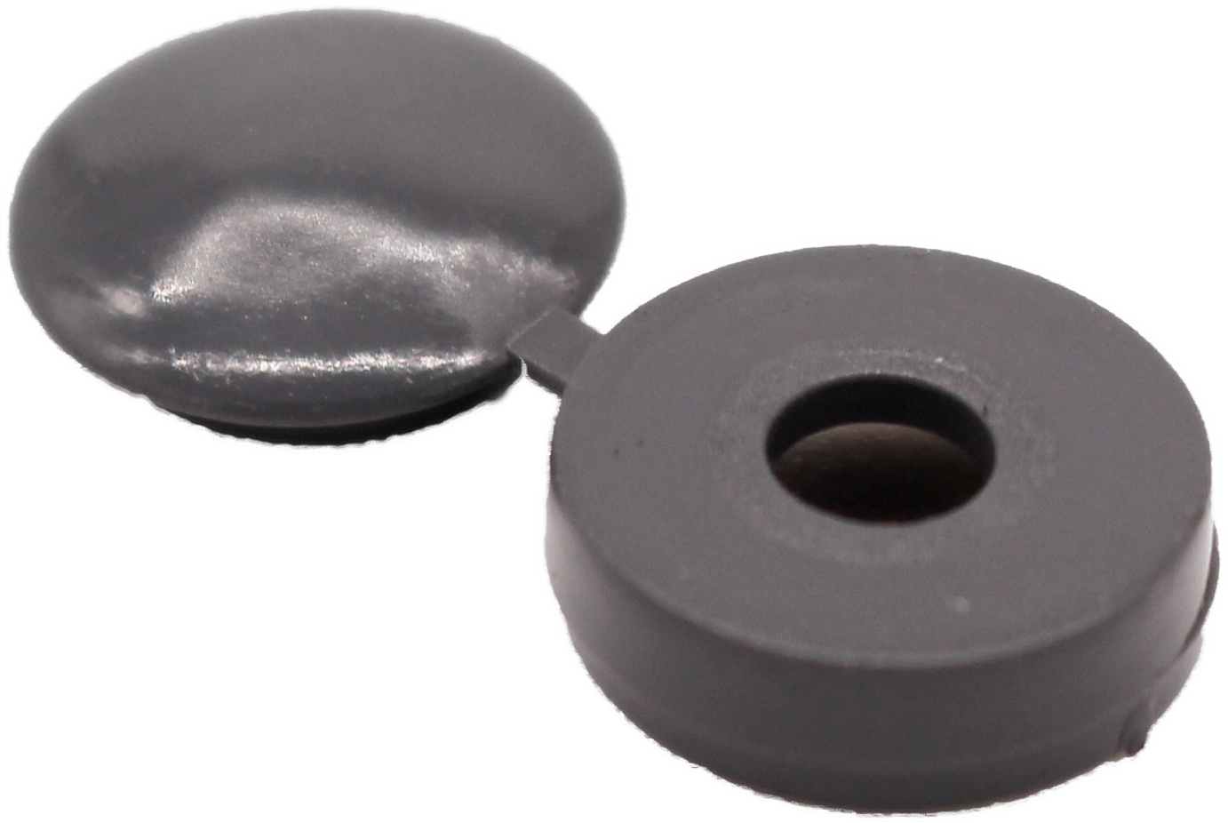 10-12mm Grey Hinged Cover Cap