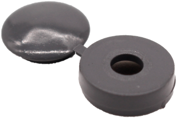 10-12mm Grey Hinged Cover Cap