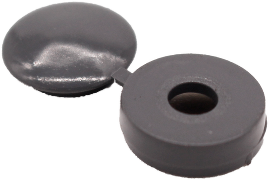 10-12mm Grey Hinged Cover Cap