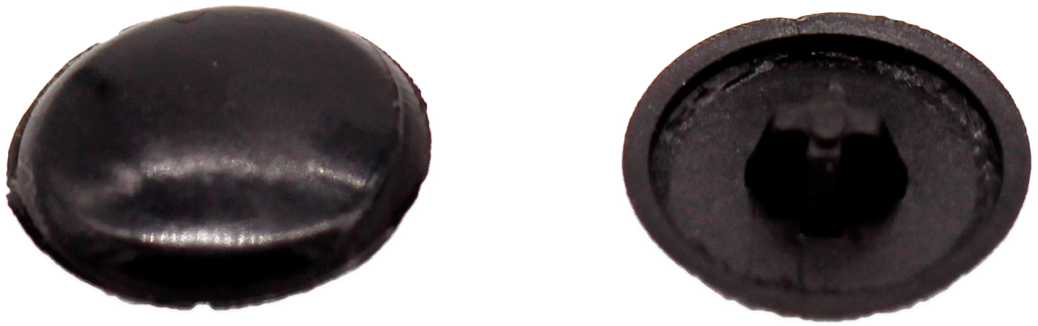Black Screw Caps (100) 6-8mm