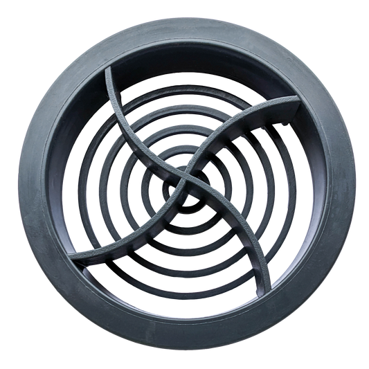 TRADE Circular Soffit Vents Grey