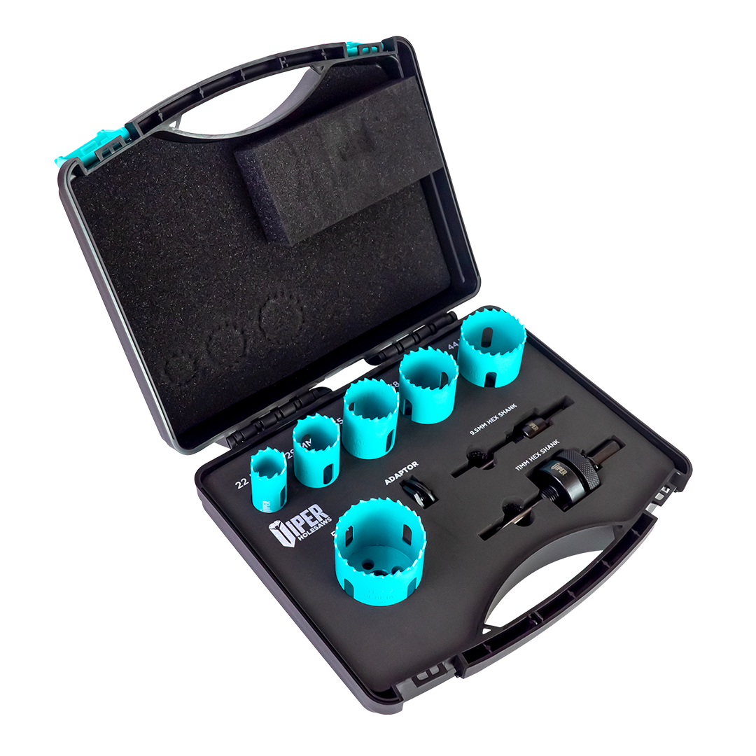 Electricians Holesaw Set, 9 Piece