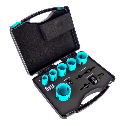 Electricians Holesaw Set, 9 Piece
