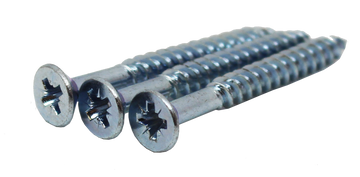 1x8 BZP Twinthread Pozi Csk Screws