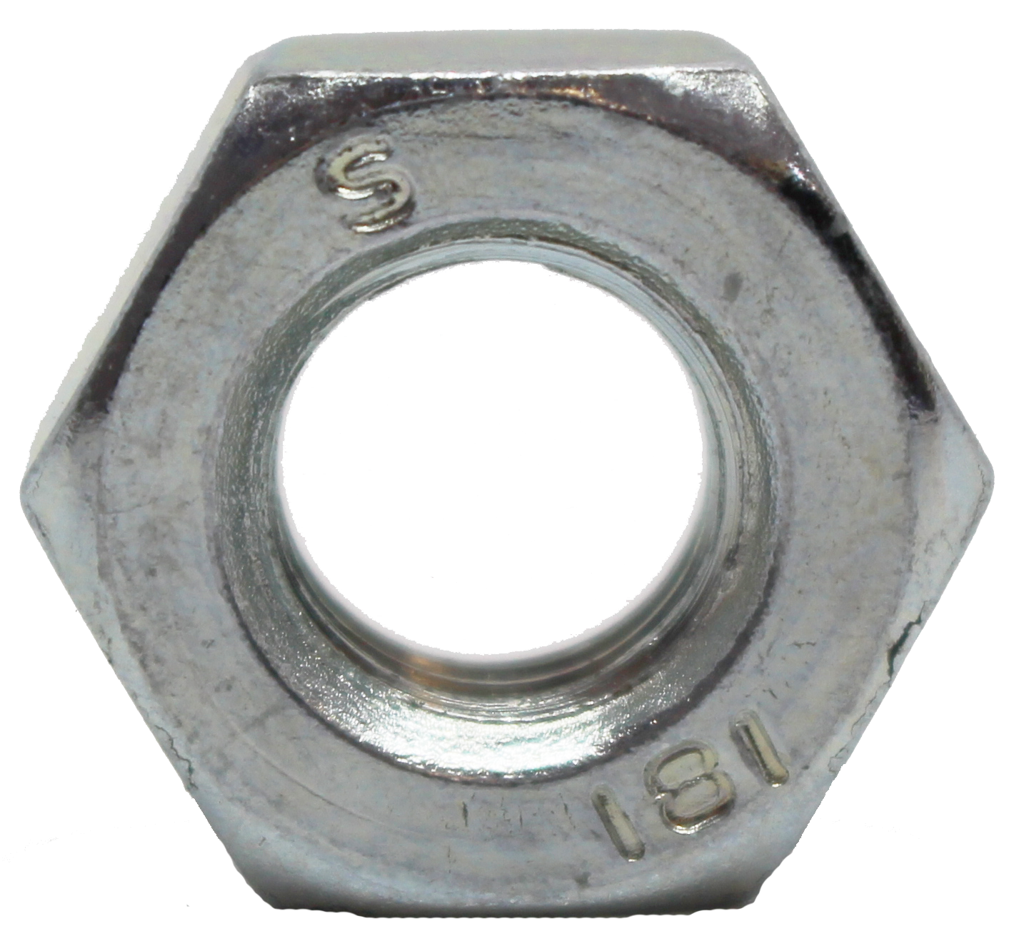 M12 BZP Hexagon Full Nuts