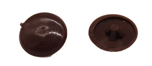 Brown Screw Caps Push On (Bags of 100) 6-8mm