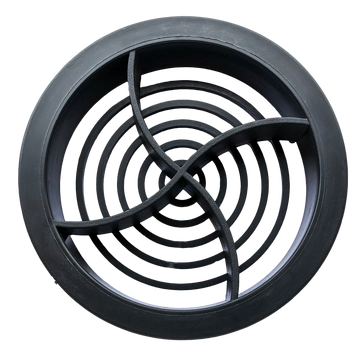 9"x3" TRADE Airbrick Vent Black