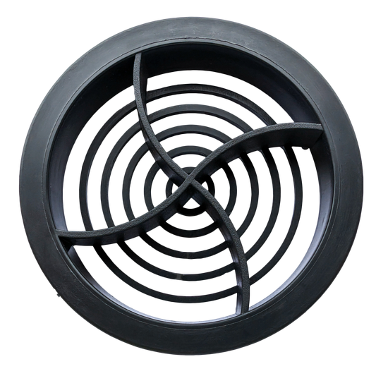 9"x3" TRADE Airbrick Vent Black